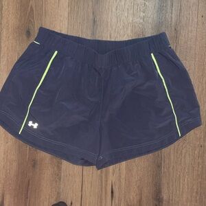 Gray under armour running shorts